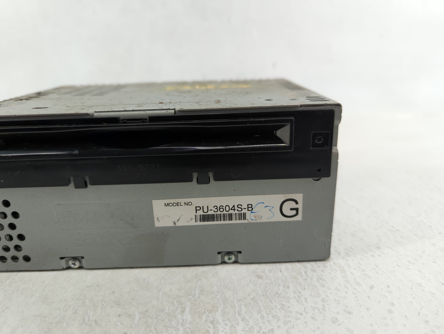 2015-2016 Ford Mustang Radio AM FM Cd Player Receiver Replacement P/N:FR3T-19C107-TF Fits Fits 2015 2016 OEM Used Auto Parts