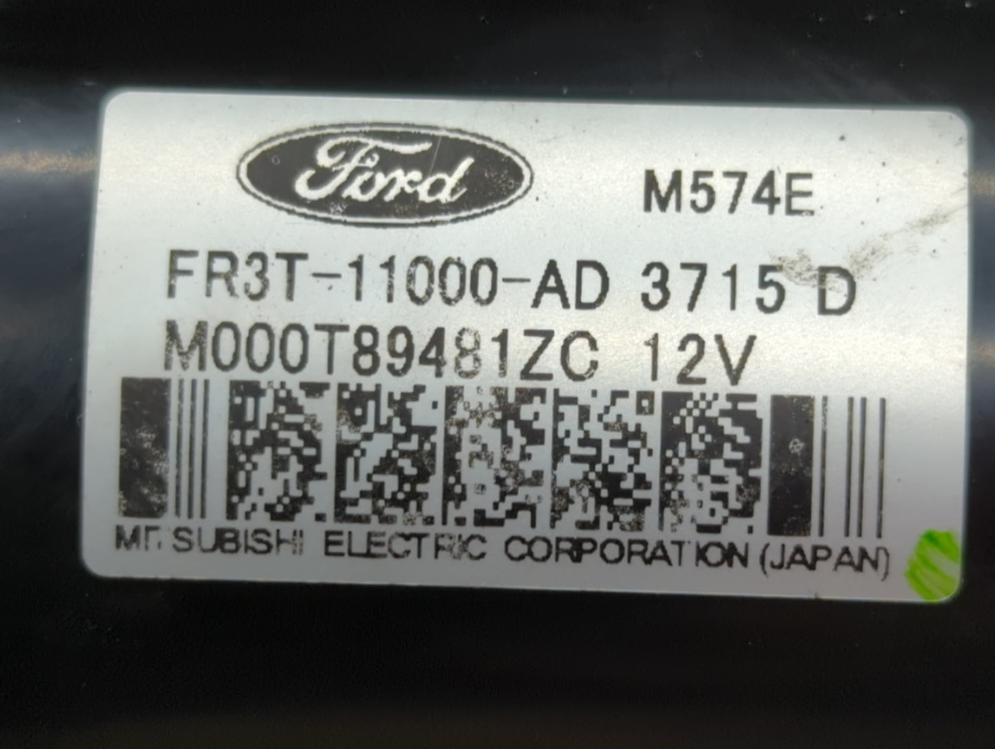 2015-2017 Ford Mustang Car Starter Motor Solenoid OEM P/N:FR3T-11000-AD Fits Fits 2015 2016 2017 OEM Used Auto Parts - Oemus