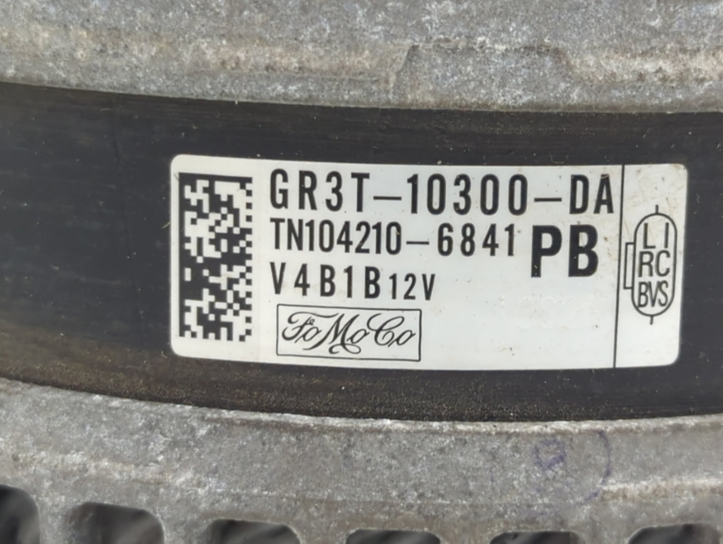 2015-2017 Ford Mustang Alternator Replacement Generator Charging Assembly Engine OEM P/N:TN104210-6841 GR3T-10300-DA Fits OE