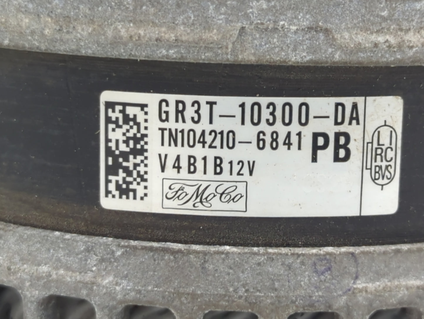 2015-2017 Ford Mustang Alternator Replacement Generator Charging Assembly Engine OEM P/N:TN104210-6841 GR3T-10300-DA Fits OE
