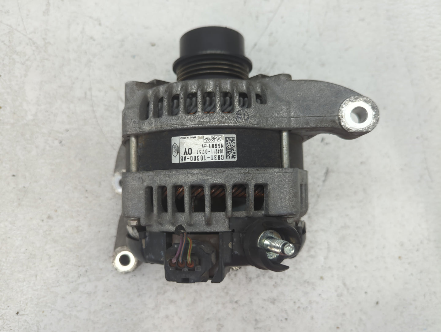 2016-2022 Ford Mustang Alternator Replacement Generator Charging Assembly Engine OEM P/N:104211-0751 GR3T-10300-AB Fits OEM 