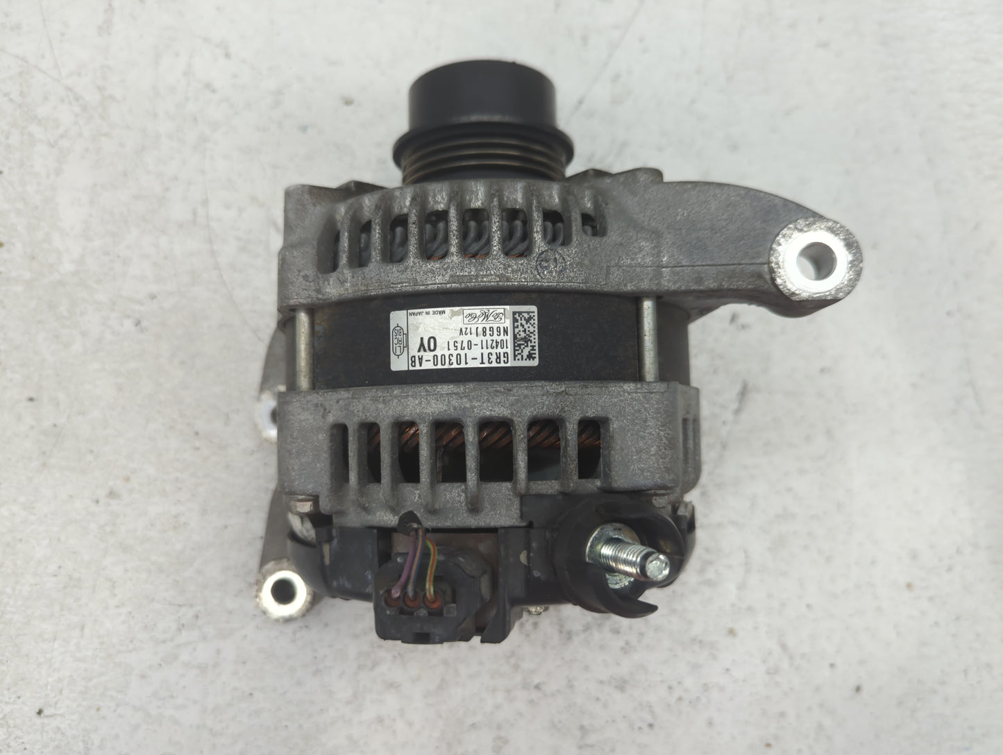 2016-2022 Ford Mustang Alternator Replacement Generator Charging Assembly Engine OEM P/N:104211-0751 GR3T-10300-AB Fits OEM 