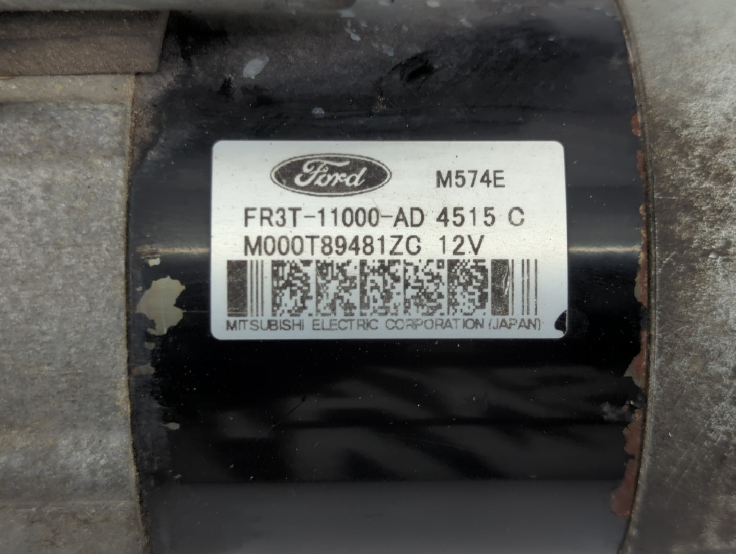 2015-2017 Ford Mustang Car Starter Motor Solenoid OEM P/N:FR3T-11000-AD Fits Fits 2015 2016 2017 OEM Used Auto Parts - Oemus