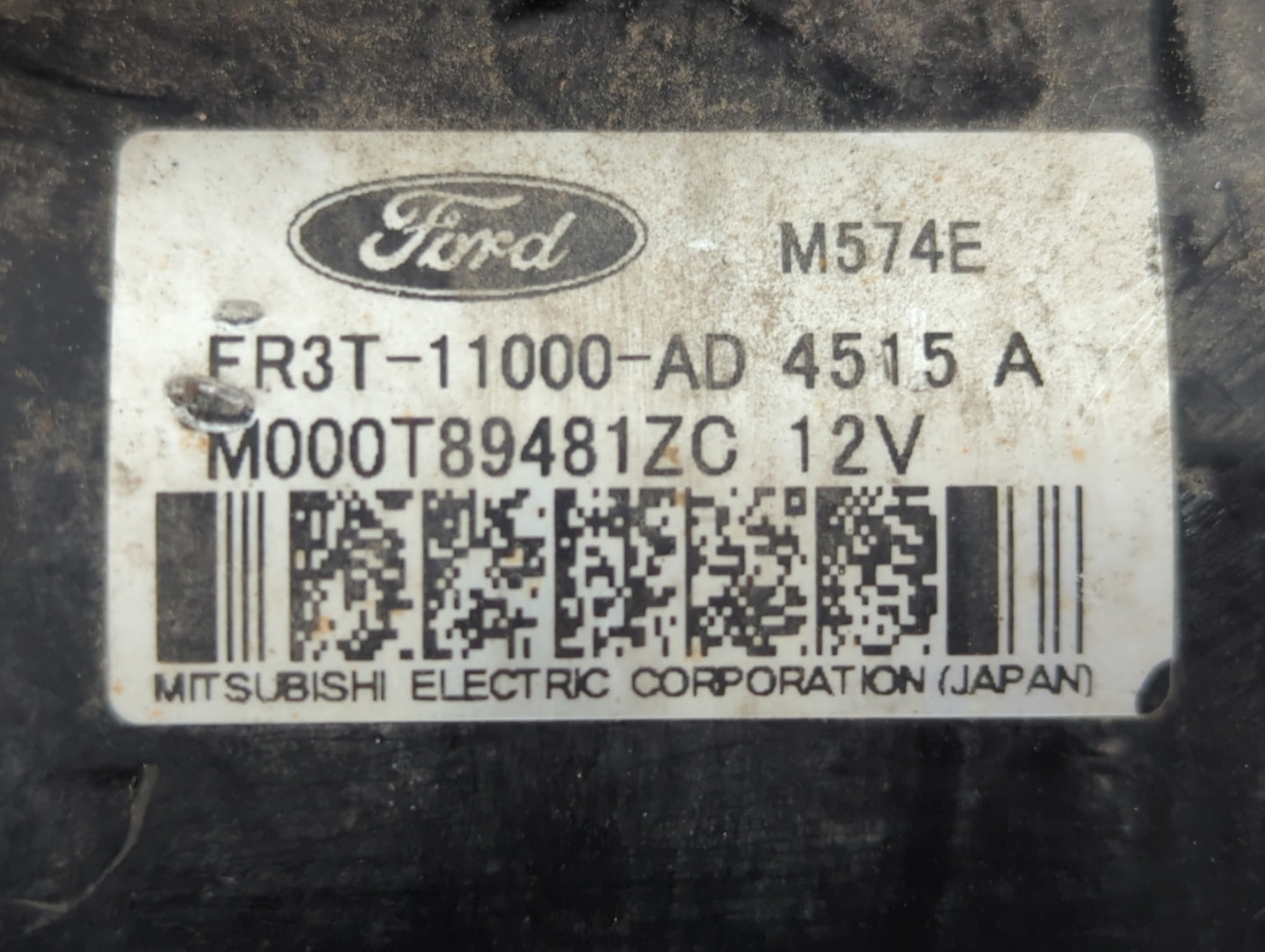 2015-2017 Ford Mustang Car Starter Motor Solenoid OEM P/N:M000Y89481ZC FR3T-11000-AD Fits Fits 2015 2016 2017 OEM Used Auto 