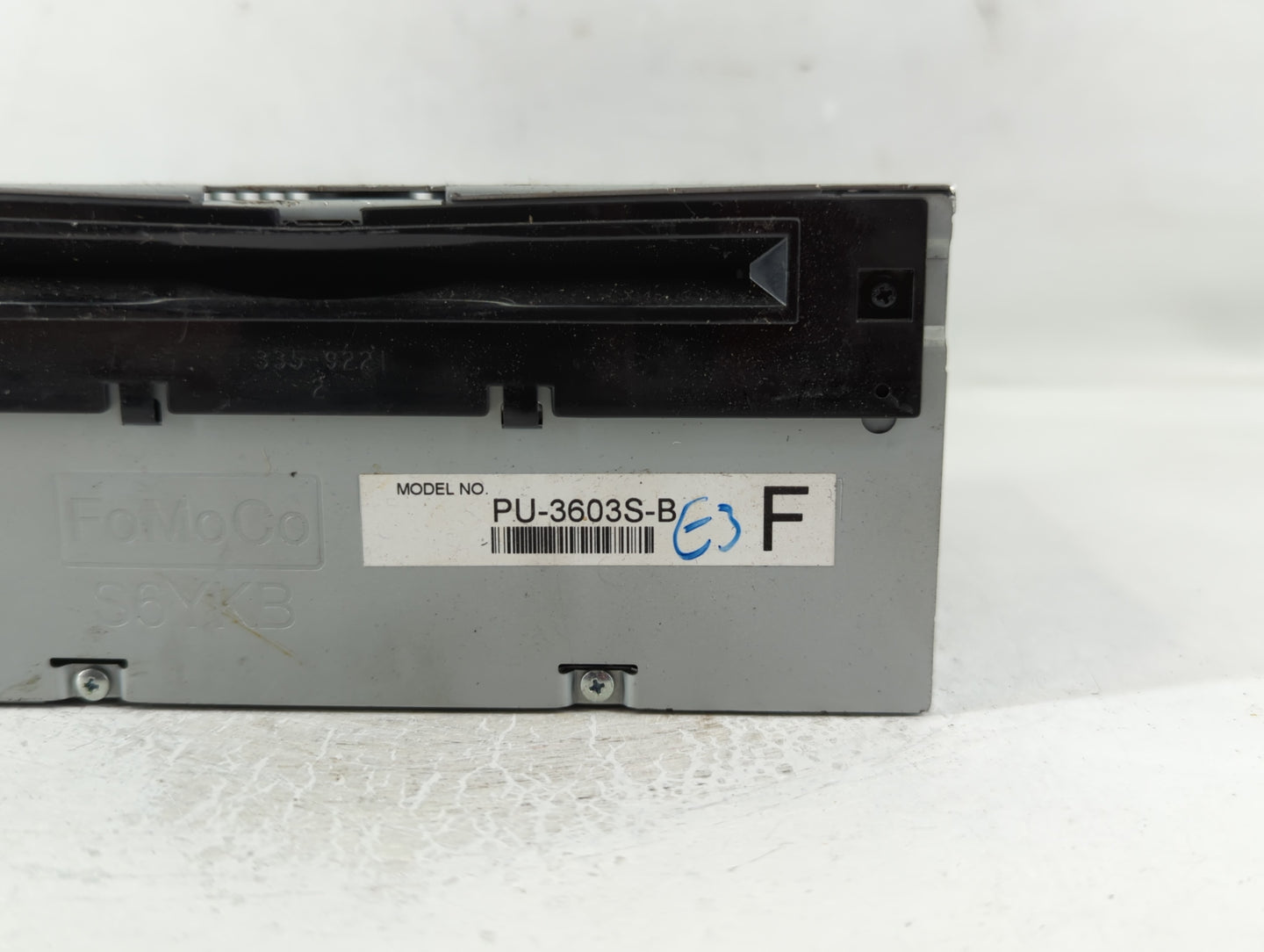 2016 Ford Mustang Radio AM FM Cd Player Receiver Replacement P/N:FR3T-19C107-SE GR3T-19C107-MA Fits OEM Used Auto Parts - Oe