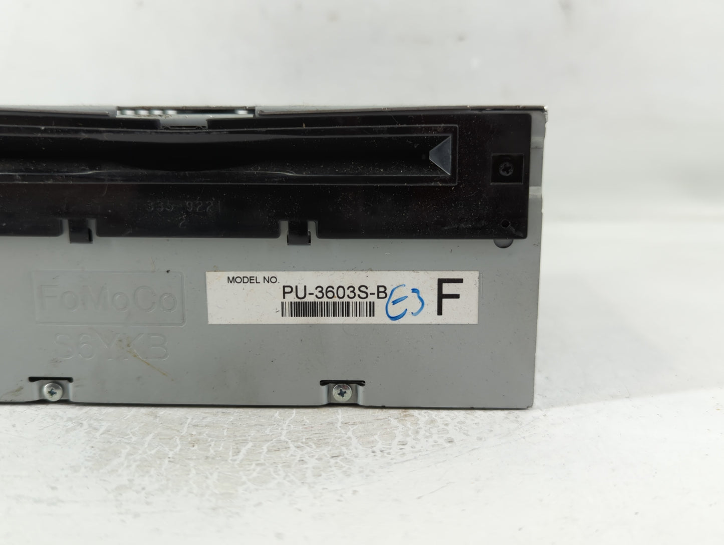 2016 Ford Mustang Radio AM FM Cd Player Receiver Replacement P/N:FR3T-19C107-SE GR3T-19C107-MA Fits OEM Used Auto Parts - Oe