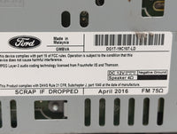 2014-2019 Ford Taurus Radio AM FM Cd Player Receiver Replacement P/N:DG1T-19C107-LD Fits Fits 2014 2015 2016 2017 2018 2019 
