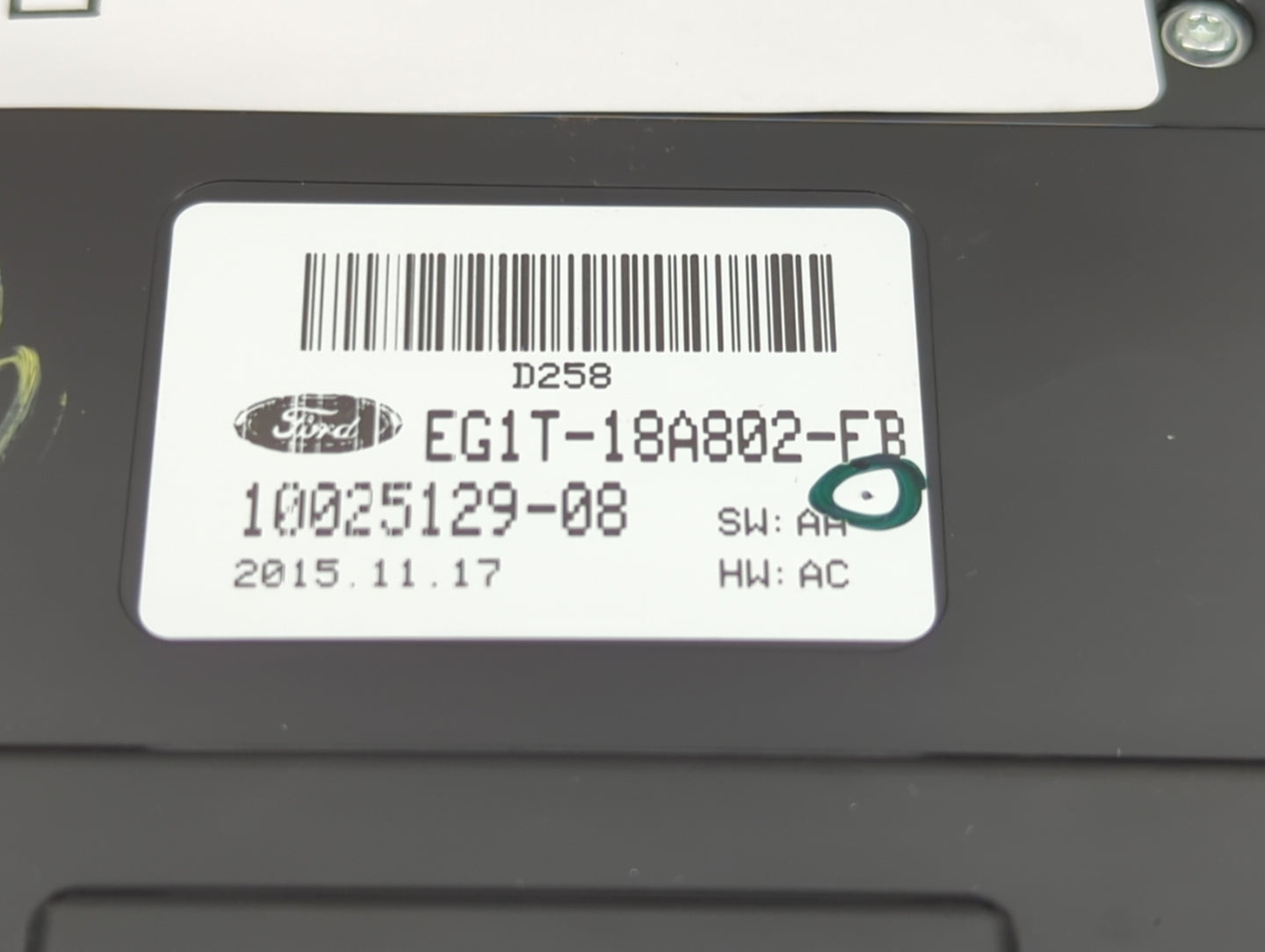 2014-2019 Ford Taurus Radio Control Panel 1466254 - Oemusedautoparts1.com