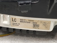 2016 Ford Taurus Instrument Cluster Speedometer Gauges P/N:GG1T-10849-AD MX257520-0602 Miles:111K Fits OEM Used Auto Parts -