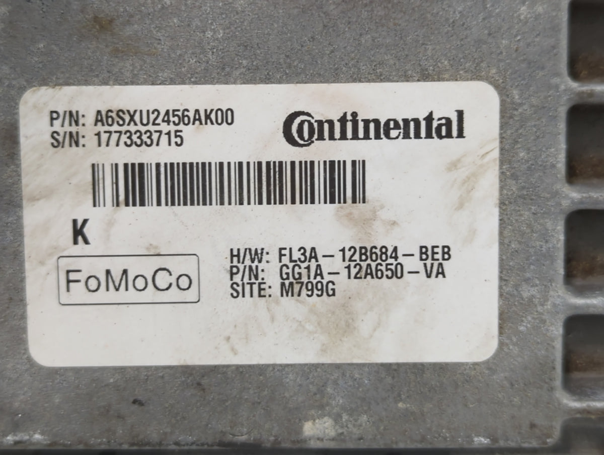 2016-2017 Ford Taurus PCM Engine Control Computer ECU ECM PCU OEM P/N:GG1A-12A650-VA Fits 2016 2017 OEM Used Auto Parts - Oe