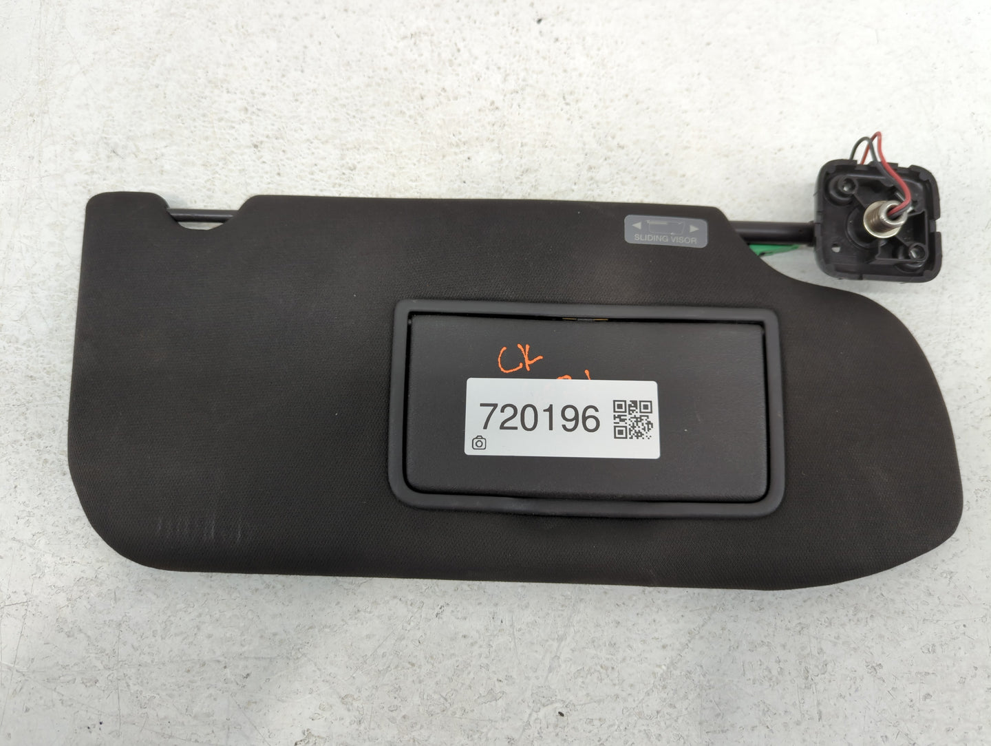 2013-2019 Ford Taurus Sun Visor Shade Replacement Passenger Right Mirror Fits OEM Used Auto Parts - Oemusedautoparts1.com