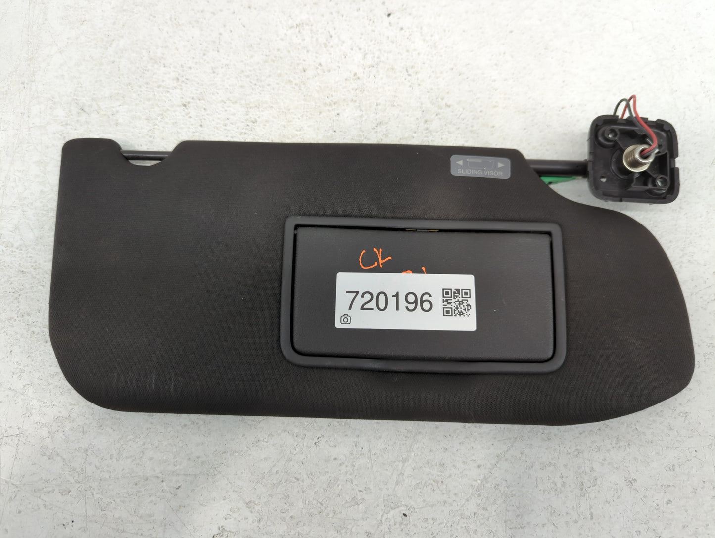 2013-2019 Ford Taurus Sun Visor Shade Replacement Passenger Right Mirror Fits OEM Used Auto Parts - Oemusedautoparts1.com