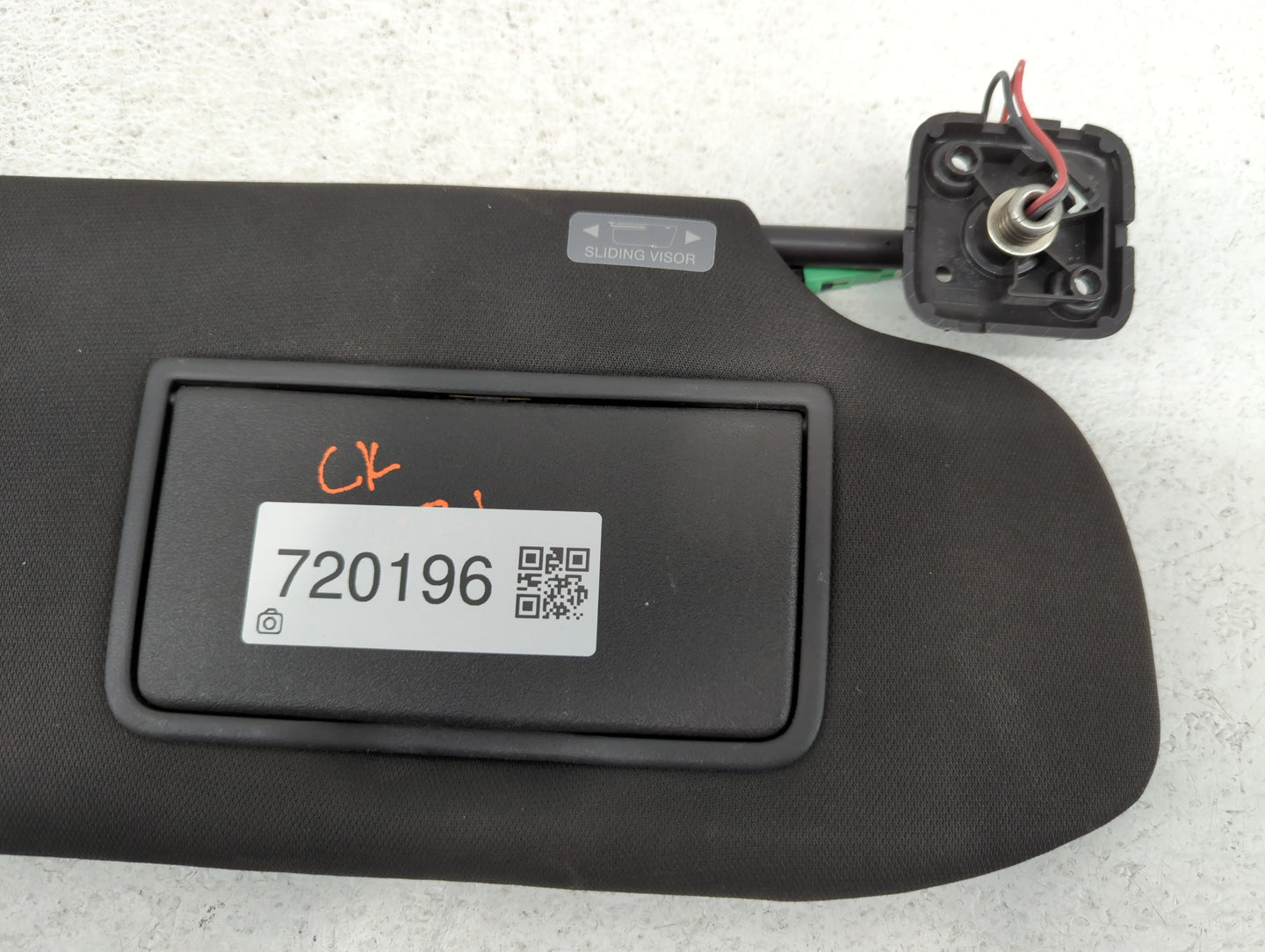 2013-2019 Ford Taurus Sun Visor Shade Replacement Passenger Right Mirror Fits OEM Used Auto Parts - Oemusedautoparts1.com
