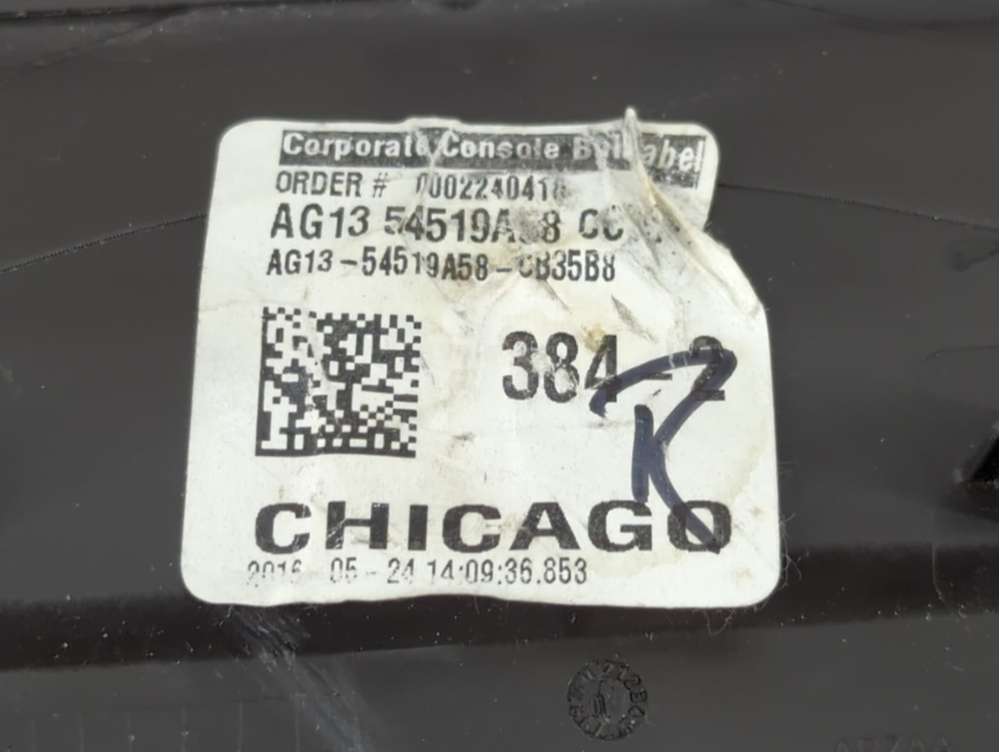 2013-2019 Ford Taurus Overhead Roof Console Interior Dome Light - Oemusedautoparts1.com