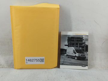 2016 Ford Transit Owners Manual Book Guide P/N:GK3J19A321AA OEM Used Auto Parts - Oemusedautoparts1.com