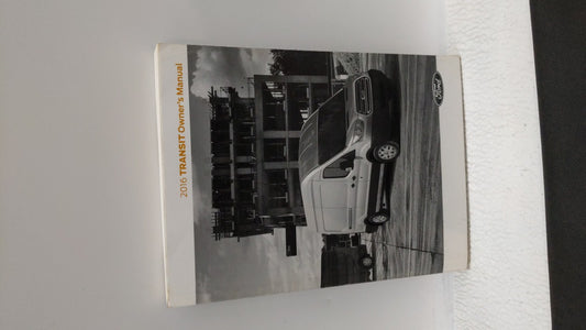 2016 Ford Transit Owners Manual Book Guide OEM Used Auto Parts - Oemusedautoparts1.com