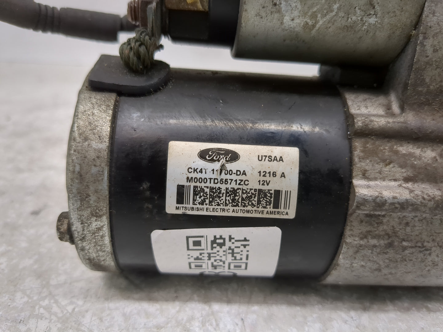 2015-2020 Ford Transit-250 Car Starter Motor Solenoid OEM P/N:CK4T-11000-DA M000TD5571ZC Fits Fits 2015 2016 2017 2018 2019 