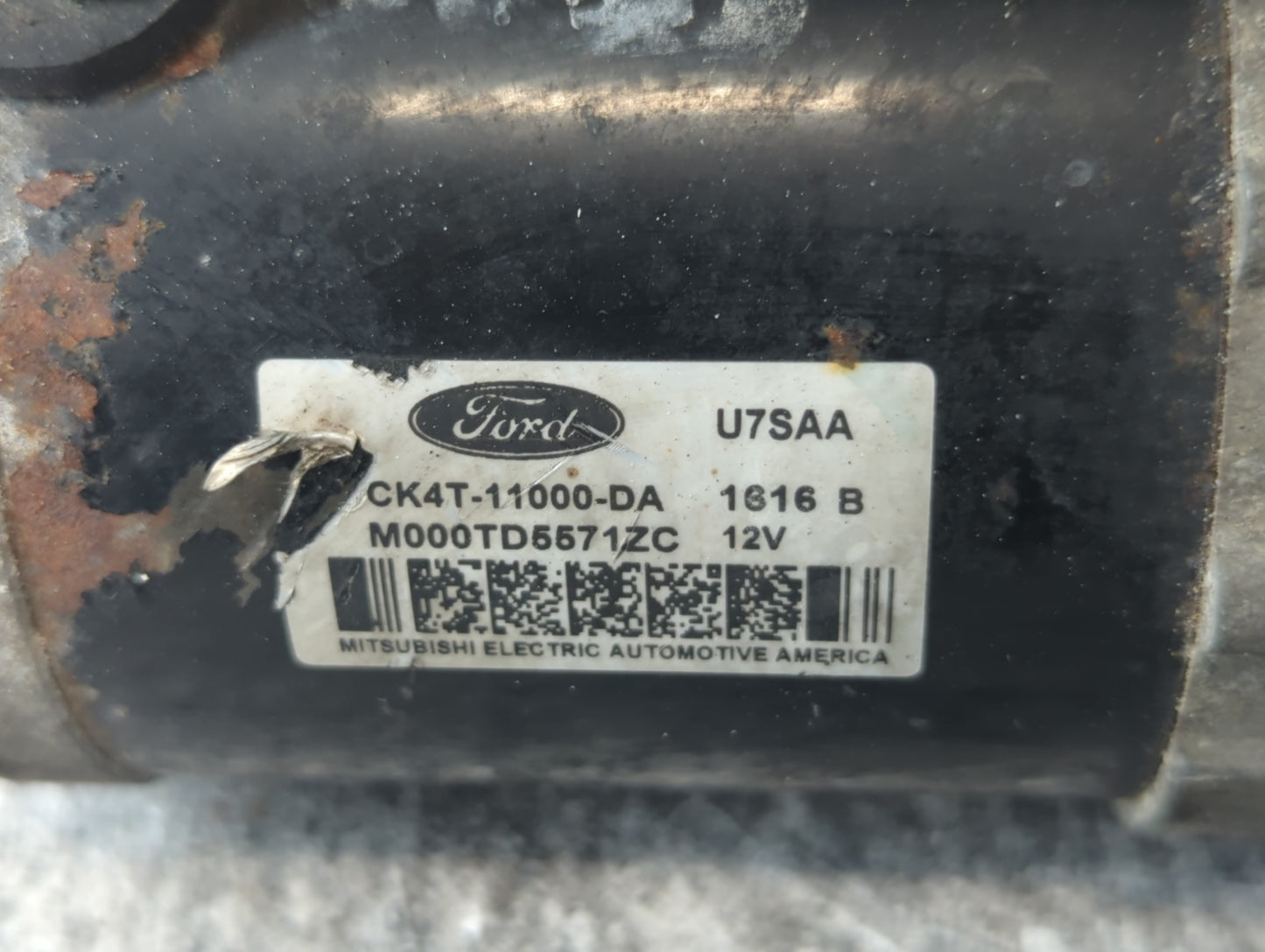 2015-2020 Ford Transit-250 Car Starter Motor Solenoid OEM P/N:M000TD5571ZC CK4T-11000-DA Fits Fits 2015 2016 2017 2018 2019 
