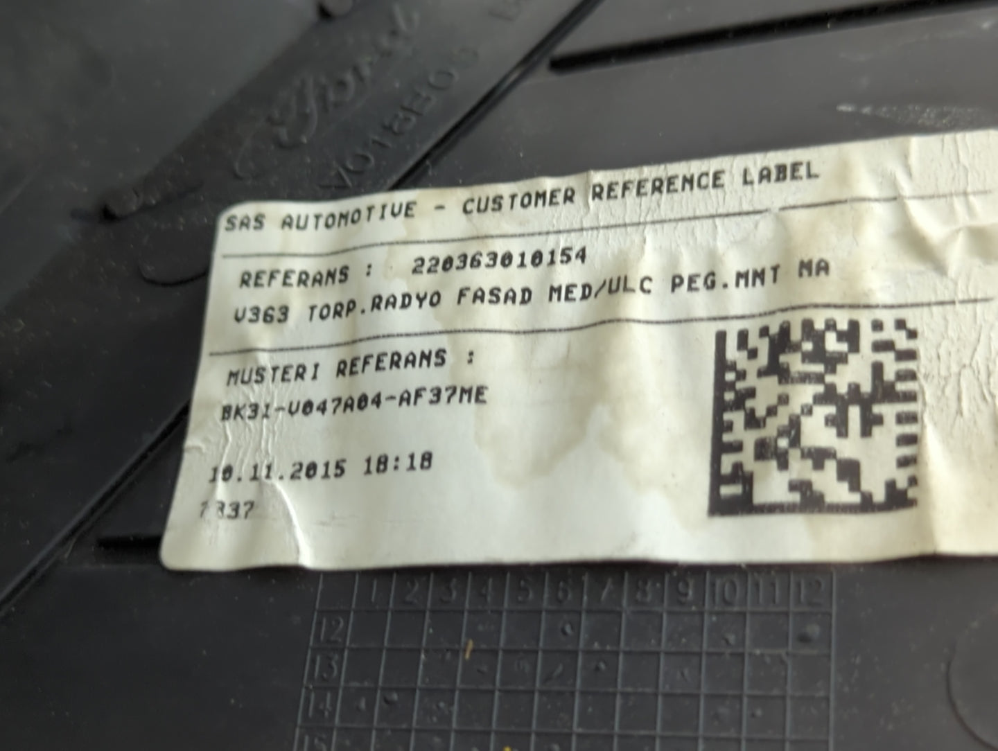 2016-2019 Ford Transit-250 Am Fm Cd Player Radio Receiver - Oemusedautoparts1.com