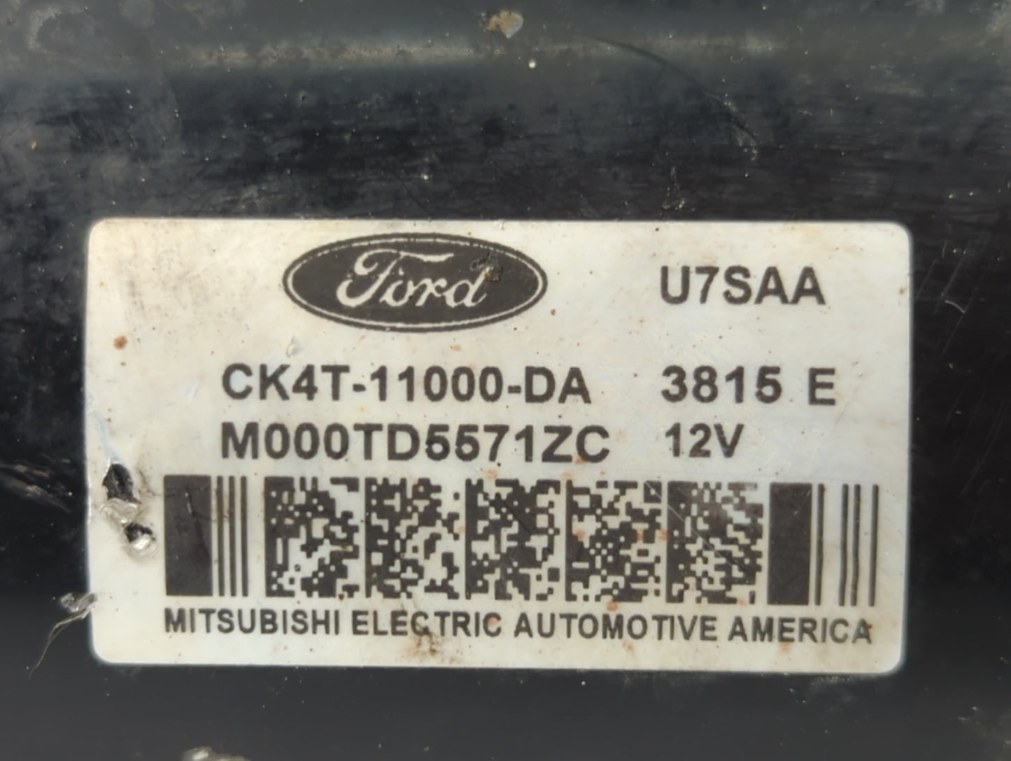 2015-2020 Ford Transit-350 Car Starter Motor Solenoid OEM P/N:CK4T-11000-DA M000TD5571ZC Fits Fits 2015 2016 2017 2018 2019 