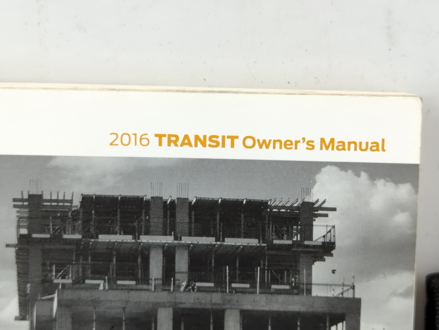 2016 Ford Transit Owners Manual Book Guide OEM Used Auto Parts - Oemusedautoparts1.com