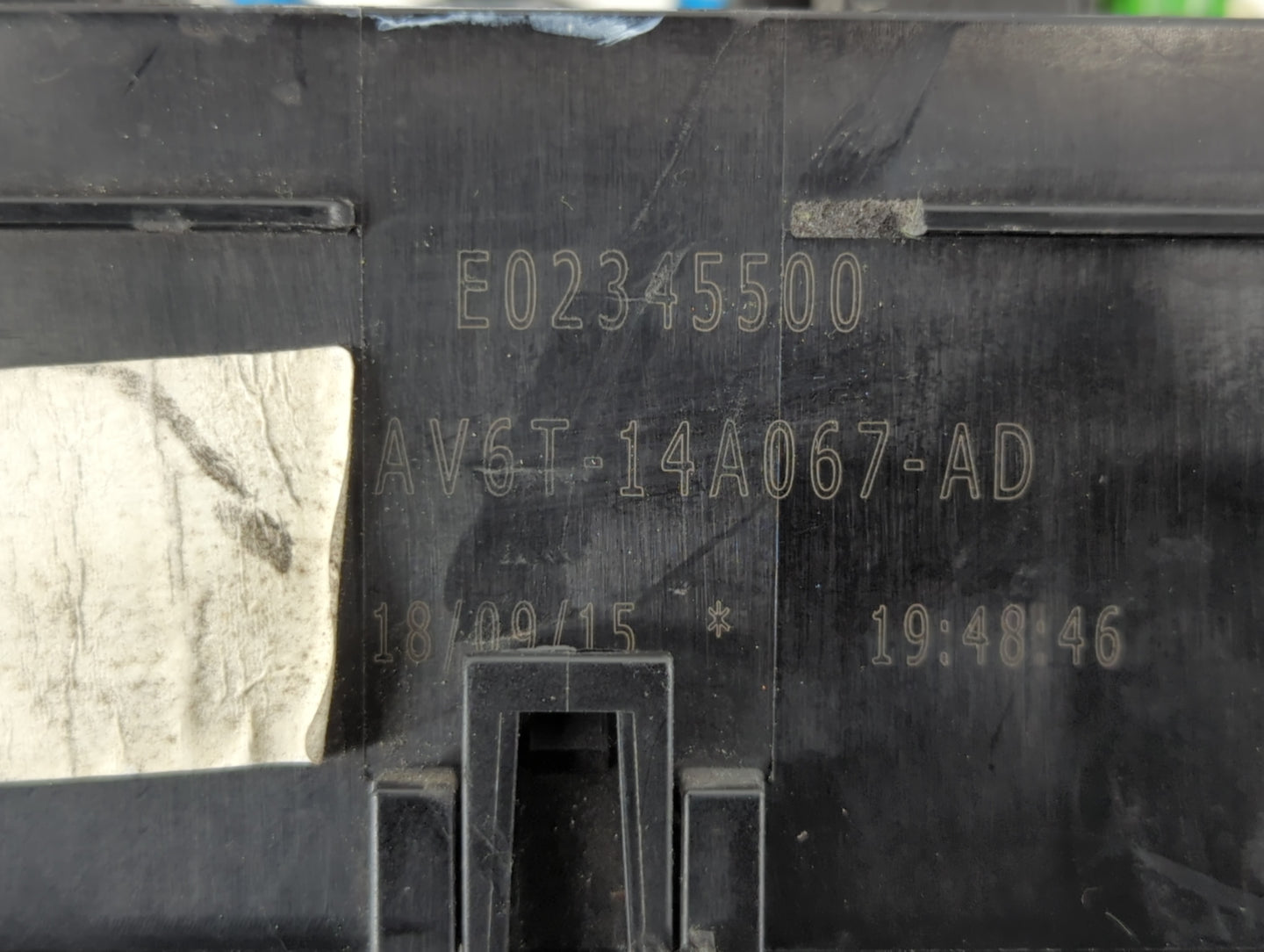 2016 Ford Transit Fusebox Fuse Box Panel Relay Module P/N:E00027328 Fits OEM Used Auto Parts - Oemusedautoparts1.com