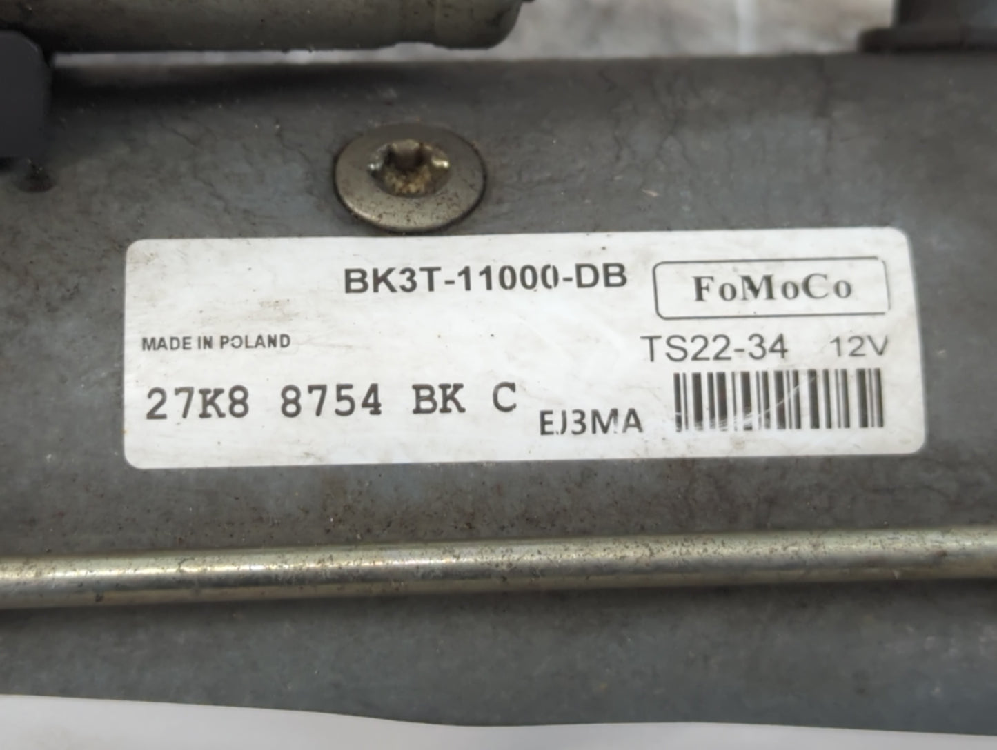 2014-2021 Ford Transit Car Starter Motor Solenoid OEM P/N:BK3T-11000-DB Fits Fits 2014 2015 2016 2017 2018 2019 2020 2021 OE