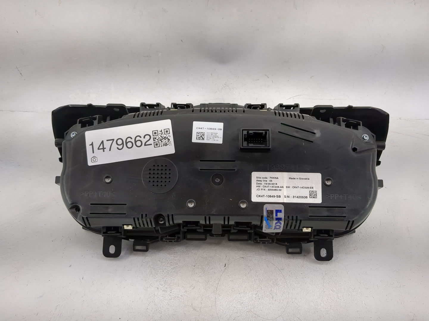 2016 Ford Transit 250 Instrument Cluster Speedometer Gauges P/N:CK4T-10849-SB CK4T-14C226-AA, CK4T-14C026-EB Miles: Fits OEM