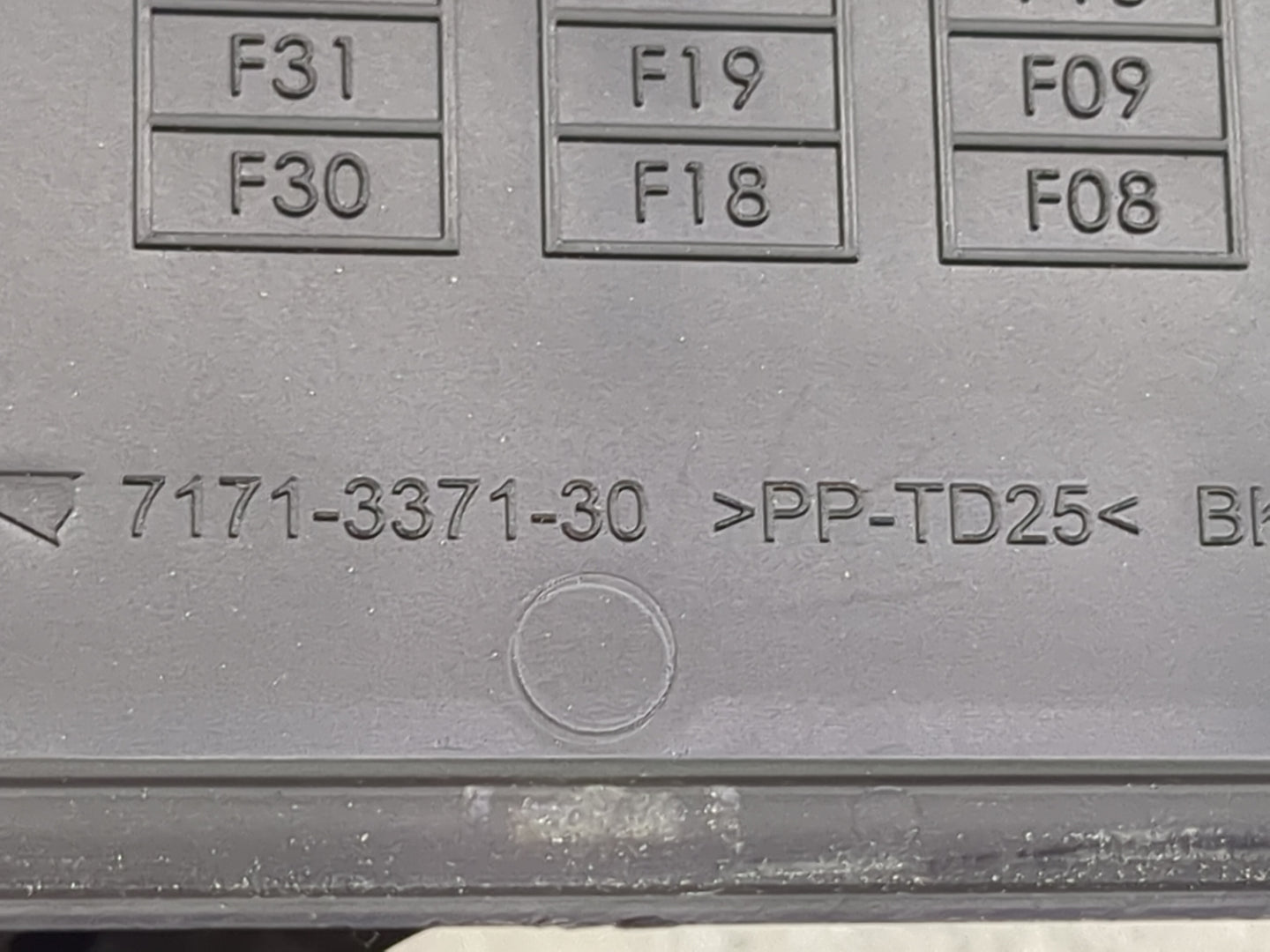 2016 Ford Transit 350 Fusebox Fuse Box Panel Relay Module P/N:7171-3371-30 Fits OEM Used Auto Parts - Oemusedautoparts1.com