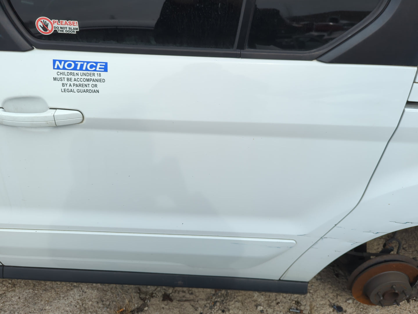 2014-2021 Ford Transit Connect Driver Rear Door Oem 1257157 - Oemusedautoparts1.com