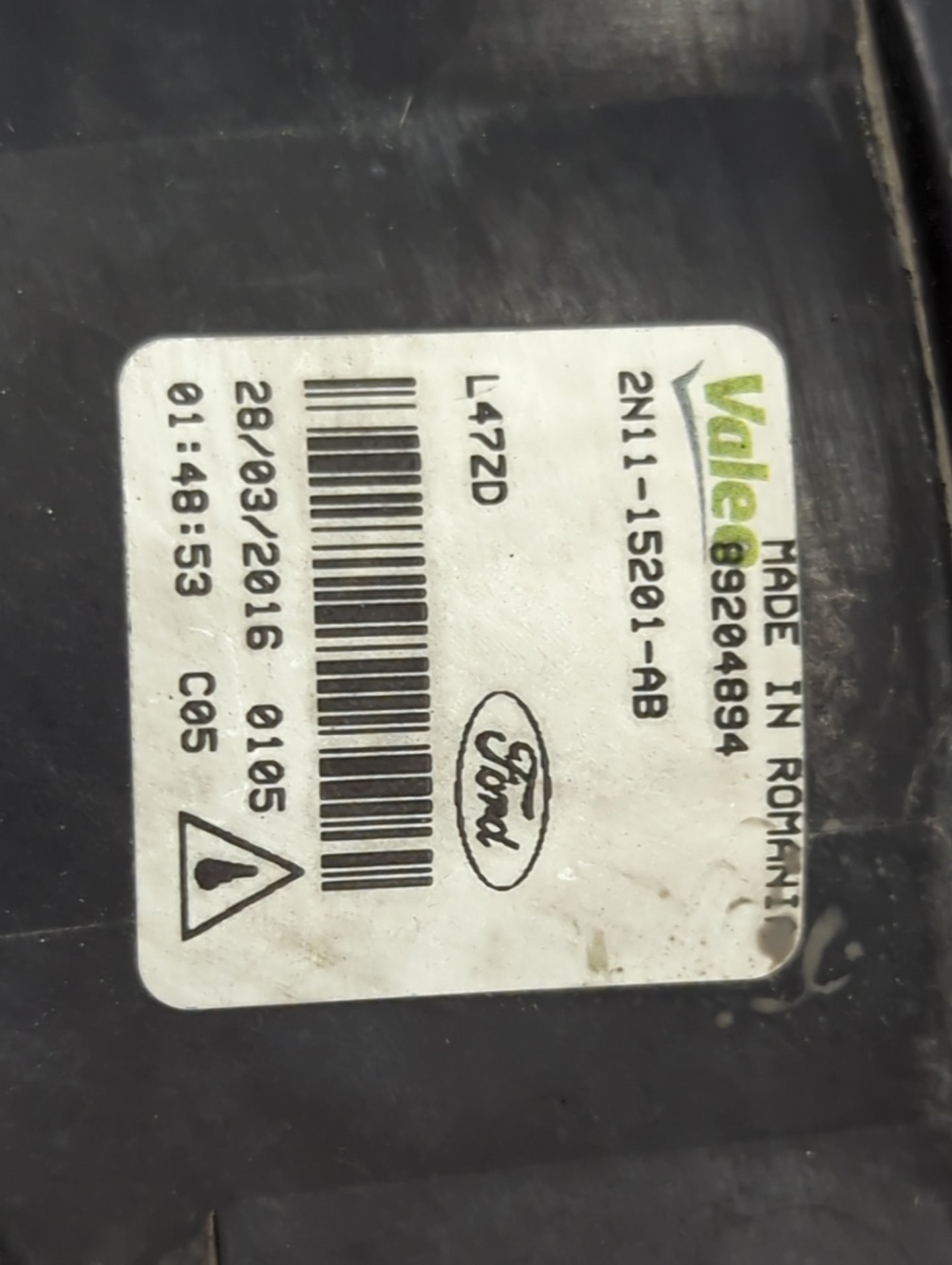 2011-2022 Ford Transit Connect Driver Left Oem Fog Light Lamp Black - Oemusedautoparts1.com