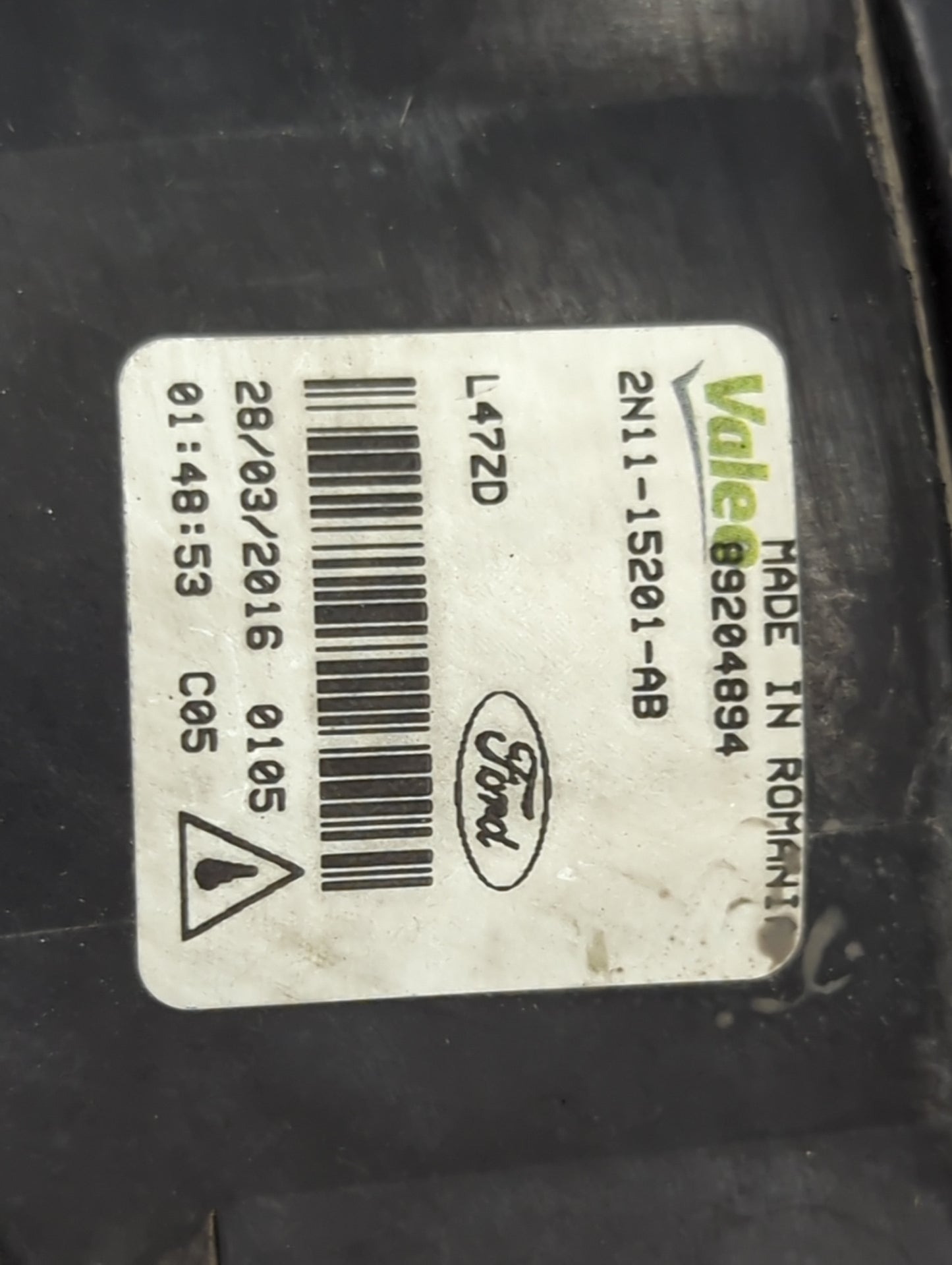 2011-2022 Ford Transit Connect Driver Left Oem Fog Light Lamp Black - Oemusedautoparts1.com