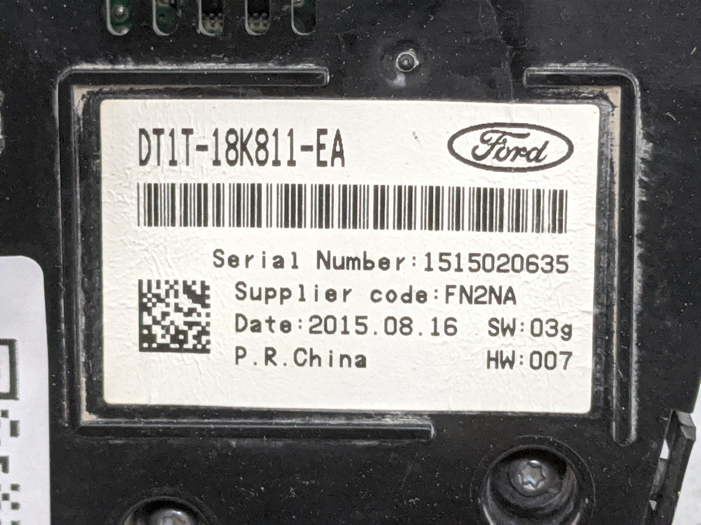 2016 Ford Transit Connect Radio Control Panel 1477668 - Oemusedautoparts1.com