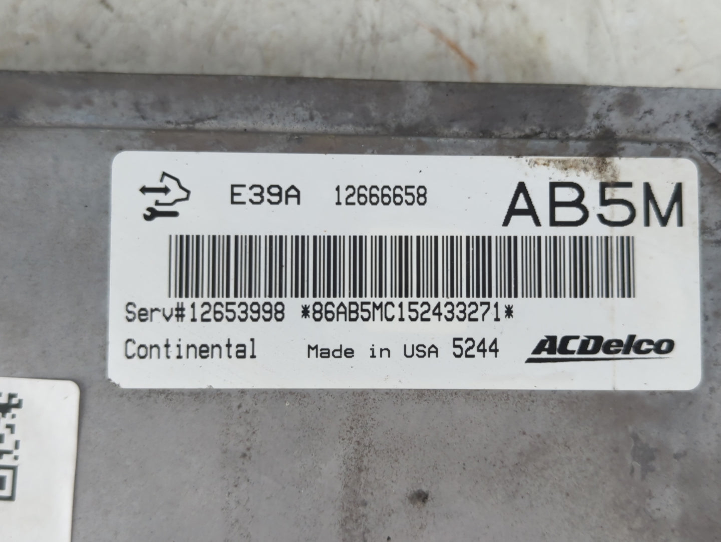 2013-2016 Gmc Acadia PCM Engine Control Computer ECU ECM PCU OEM P/N:12666658 E39A Fits Fits 2013 2014 2015 2016 OEM Used Au