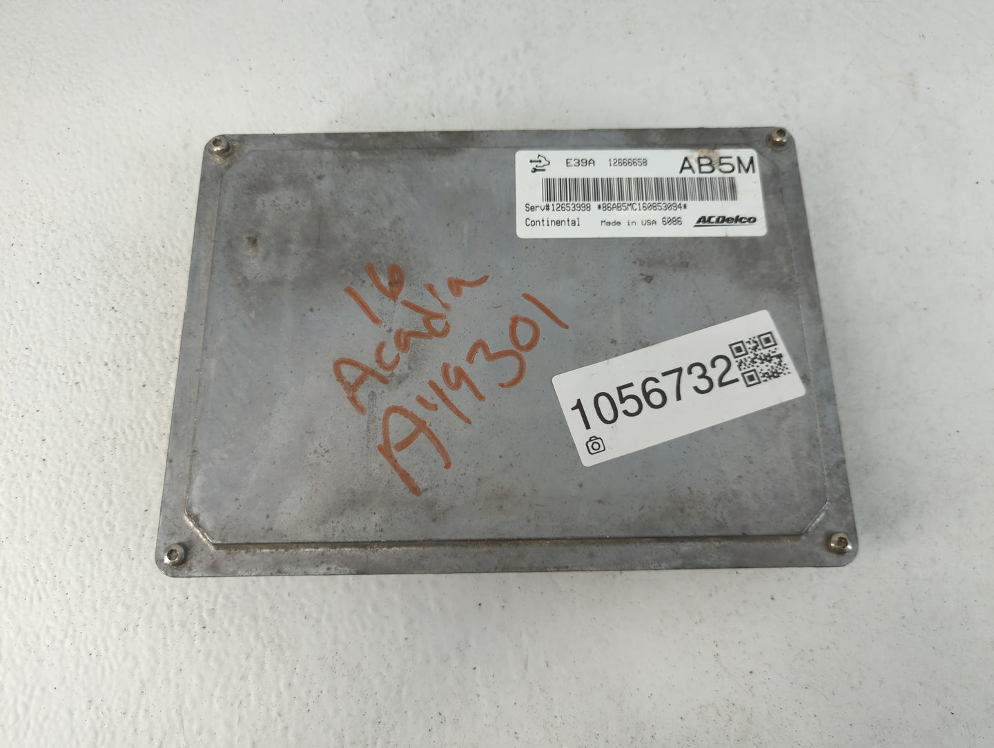 2013-2016 Gmc Acadia PCM Engine Control Computer ECU ECM PCU OEM P/N:12666658 Fits Fits 2013 2014 2015 2016 OEM Used Auto Pa