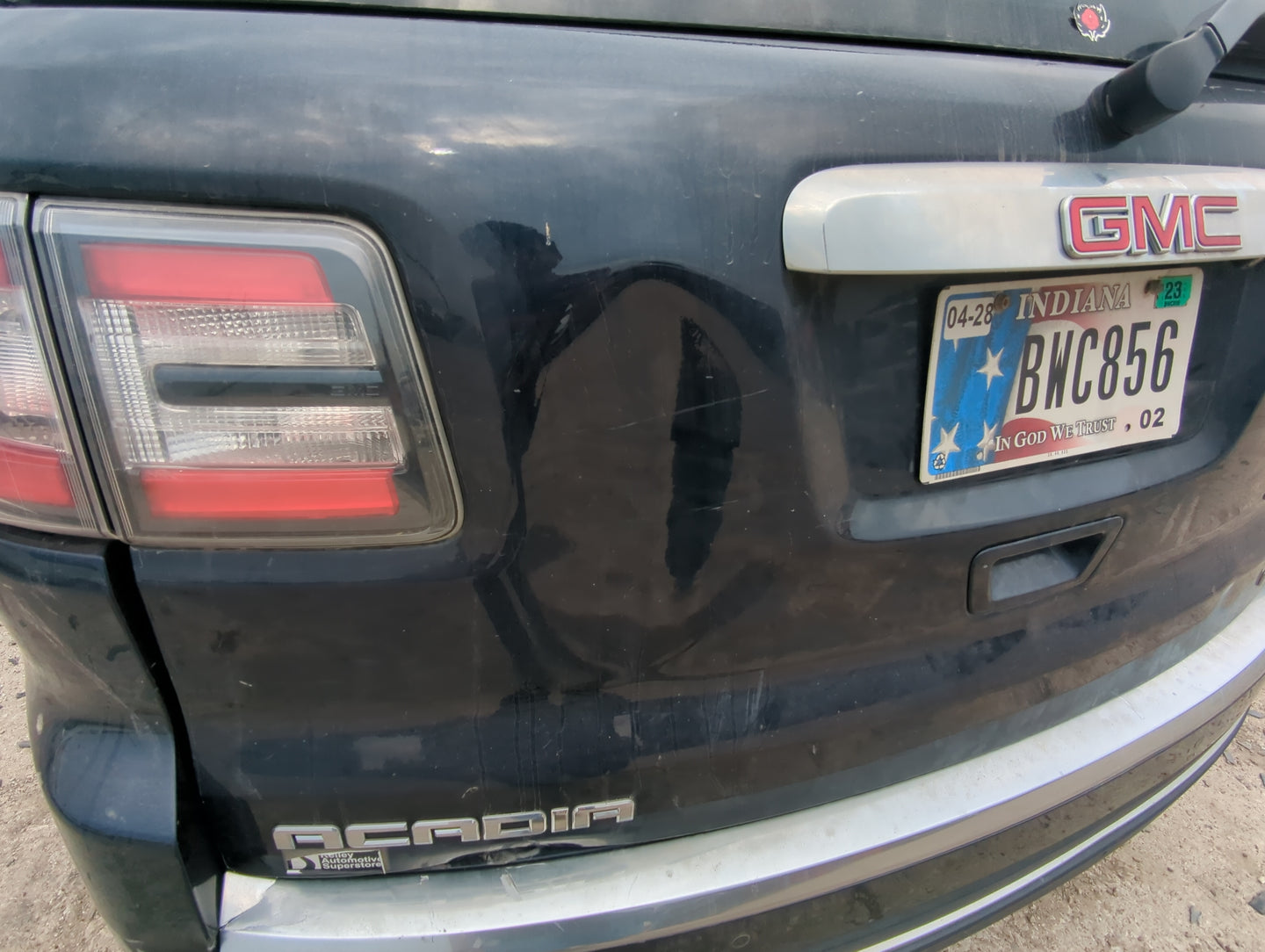 2013-2017 Gmc Acadia Trunk/decklid/hatch/tailgate Oem - Oemusedautoparts1.com