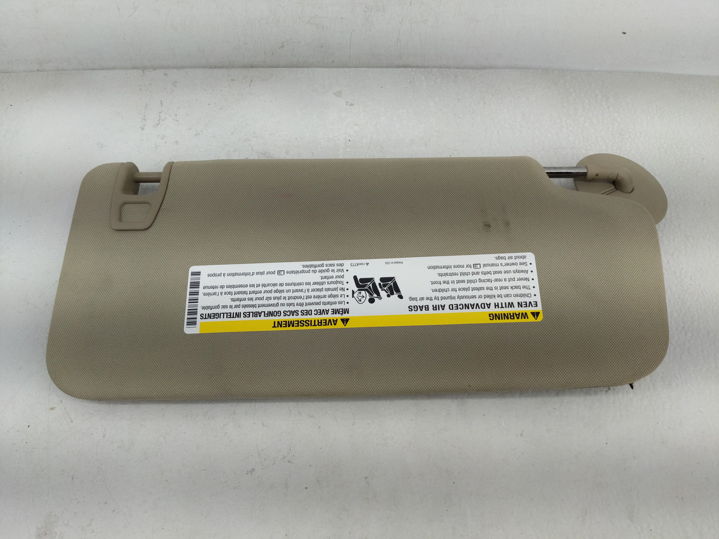 2007-2017 Gmc Acadia Sun Visor Shade Replacement Driver Left Mirror Fits OEM Used Auto Parts - Oemusedautoparts1.com