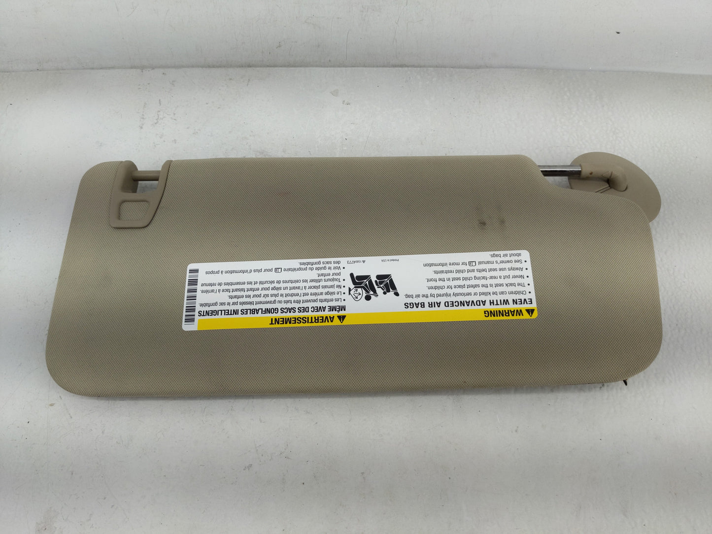 2007-2017 Gmc Acadia Sun Visor Shade Replacement Driver Left Mirror Fits OEM Used Auto Parts - Oemusedautoparts1.com