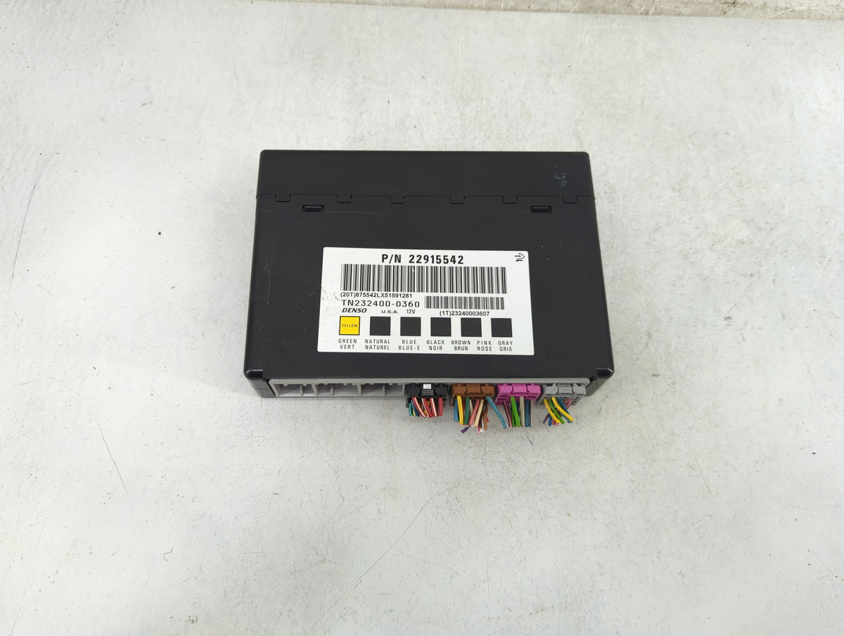 2016 Gmc Acadia Body Control Module Bcm 22915542|tn232400-0360 - Oemusedautoparts1.com