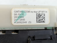 2014-2016 Gmc Acadia Instrument Cluster Speedometer Gauges P/N:H39982849 GMT968 Fits Fits 2014 2015 2016 OEM Used Auto Parts