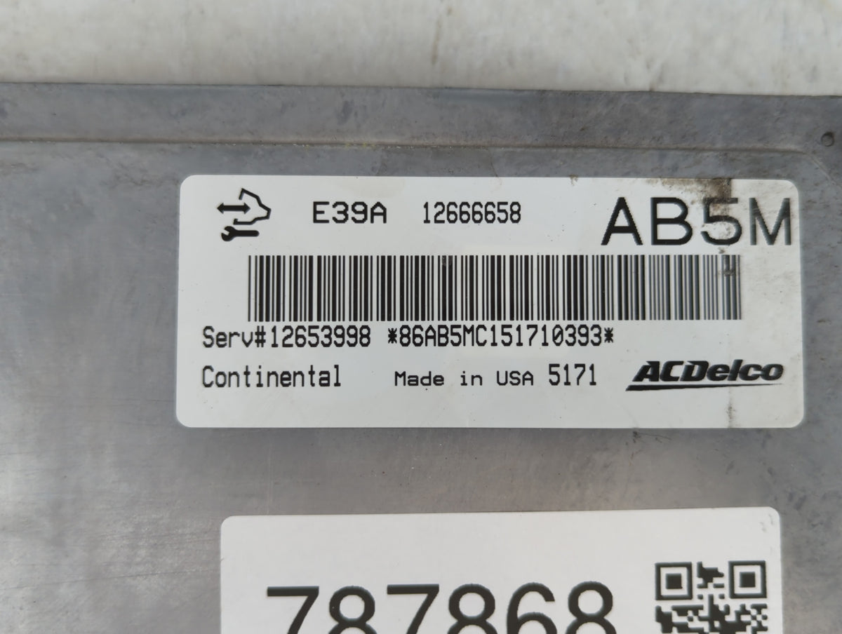 2013-2016 Gmc Acadia PCM Engine Control Computer ECU ECM PCU OEM P/N:12666658 Fits 2013 2014 2015 2016 OEM Used Auto Parts -