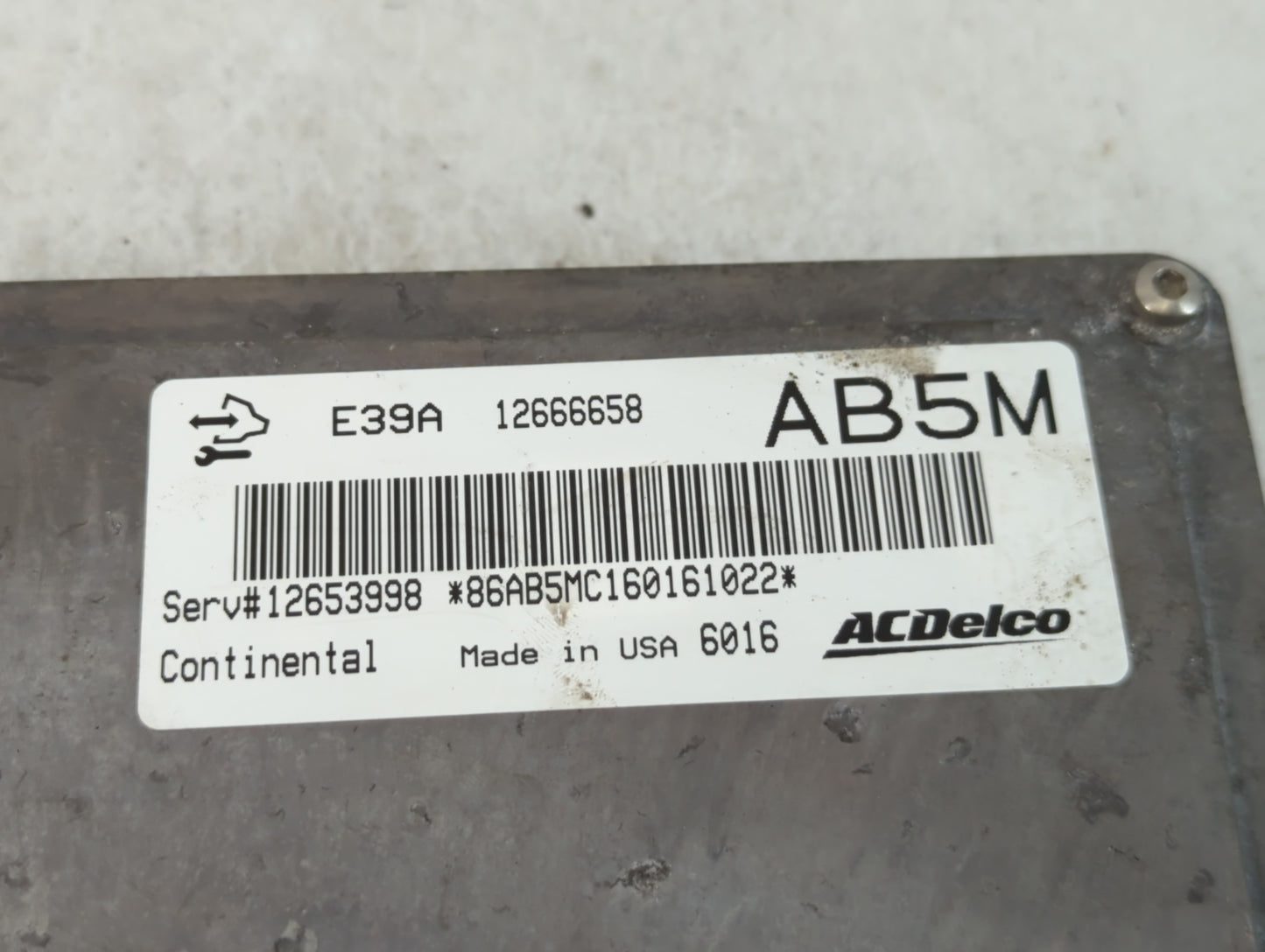 2013-2016 Gmc Acadia PCM Engine Control Computer ECU ECM PCU OEM P/N:12653998 12666658 Fits Fits 2013 2014 2015 2016 OEM Use