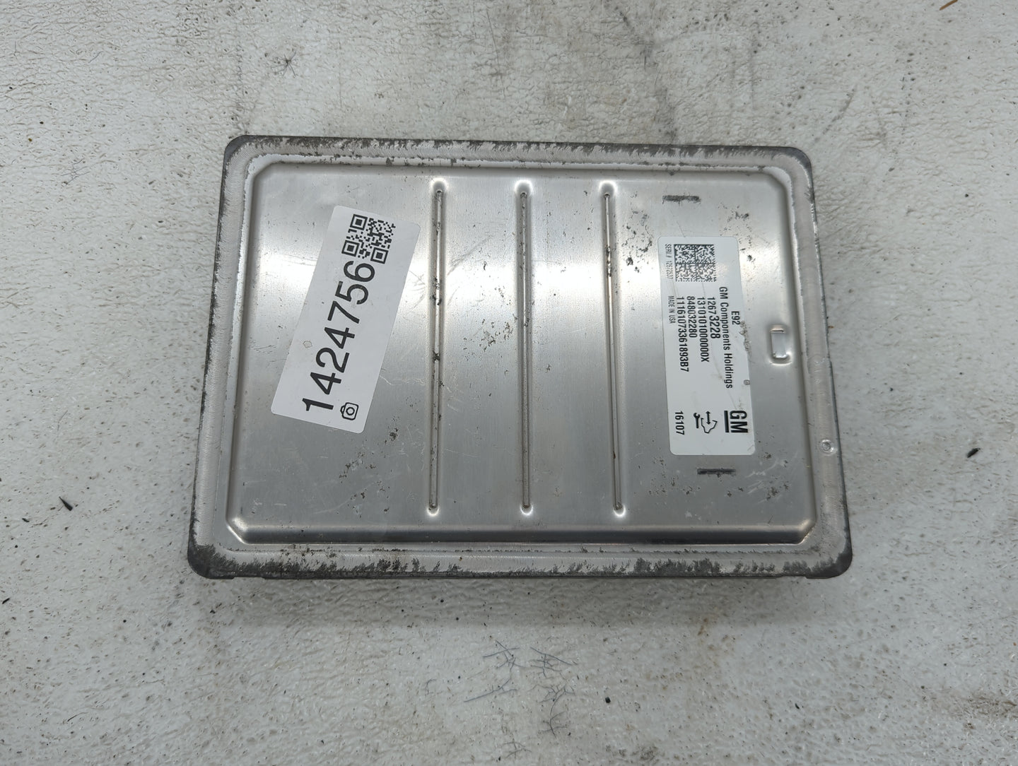 2016 Gmc Sier15 PCM Engine Control Computer ECU ECM PCU OEM P/N:12673228 12672537 Fits OEM Used Auto Parts - Oemusedautopart