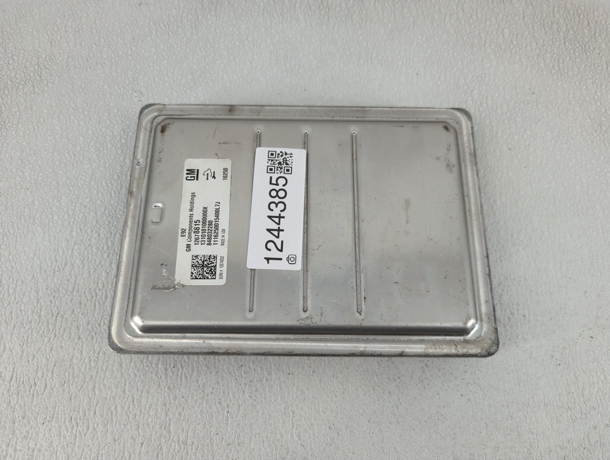 2016 Gmc Sierra 1500 PCM Engine Control Computer ECU ECM PCU OEM P/N:12678815 OEM Used Auto Parts - Oemusedautoparts1.com