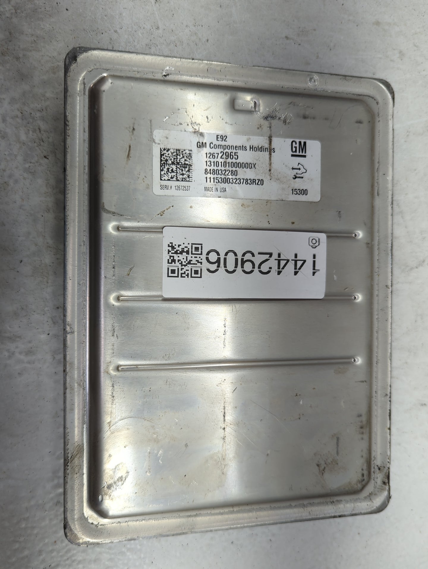 2014-2016 Gmc Sierra 1500 PCM Engine Control Computer ECU ECM PCU OEM P/N:12672965 12672537 Fits Fits 2014 2015 2016 OEM Use