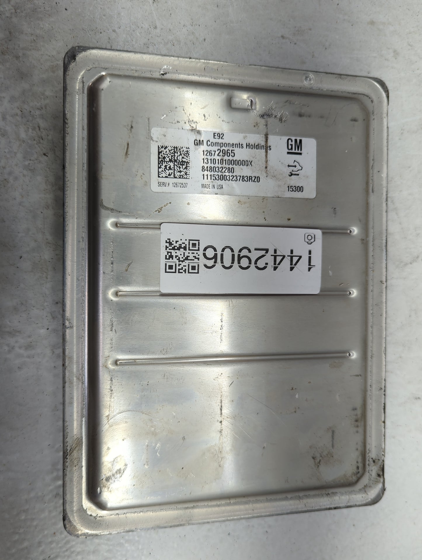 2014-2016 Gmc Sierra 1500 PCM Engine Control Computer ECU ECM PCU OEM P/N:12672965 12672537 Fits Fits 2014 2015 2016 OEM Use