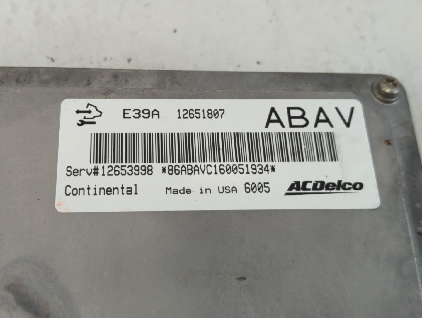 2013-2016 Gmc Terrain PCM Engine Control Computer ECU ECM PCU OEM P/N:E39A 12651807 Fits Fits 2013 2014 2015 2016 OEM Used A