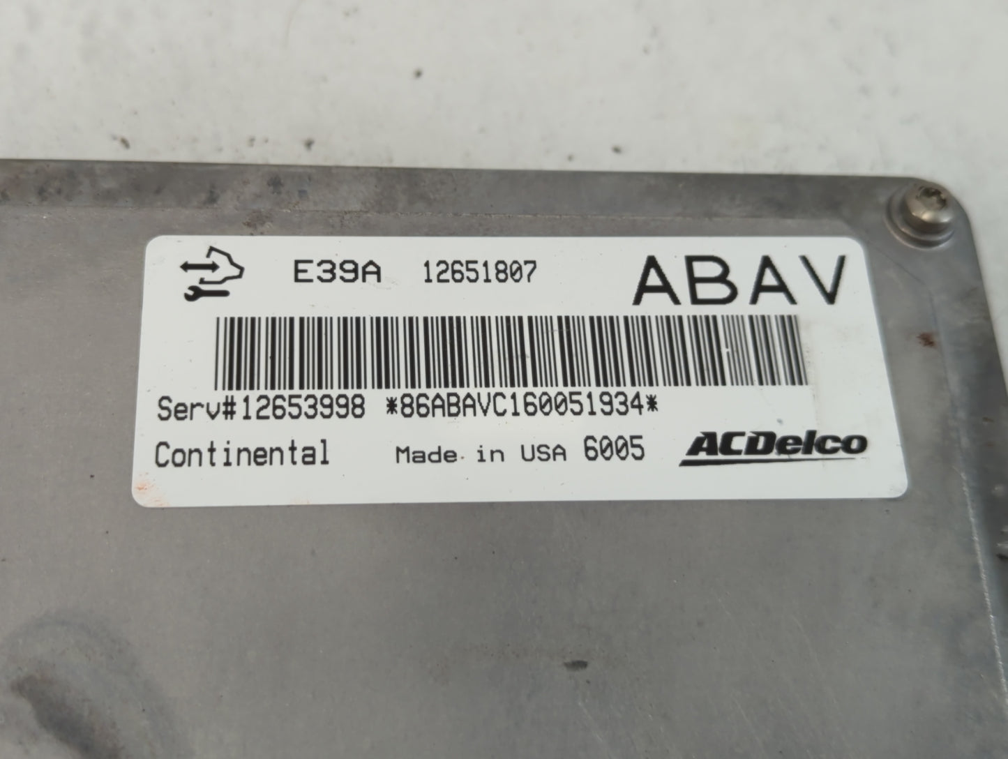 2013-2016 Gmc Terrain PCM Engine Control Computer ECU ECM PCU OEM P/N:E39A 12651807 Fits Fits 2013 2014 2015 2016 OEM Used A