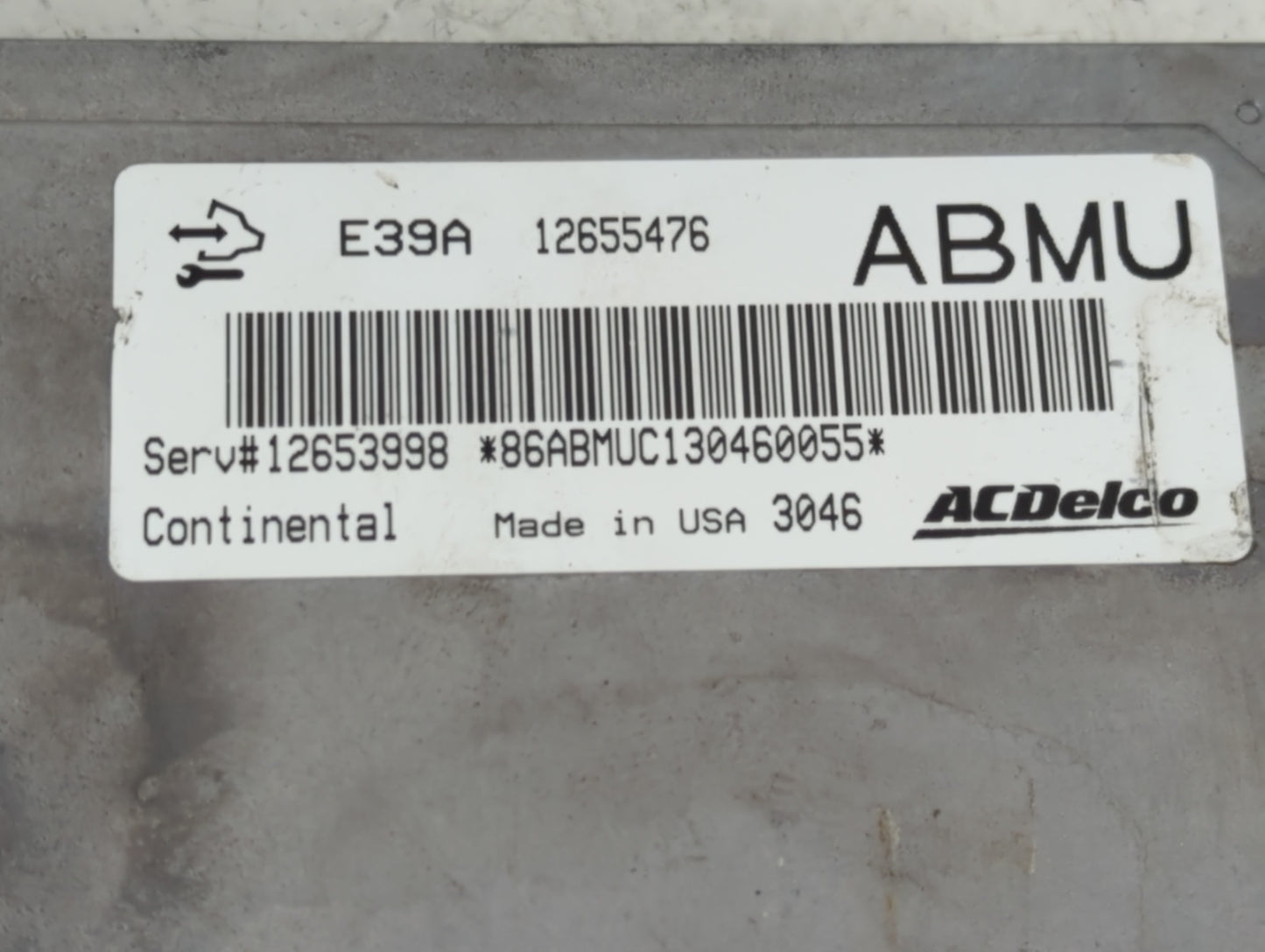 2013-2016 Gmc Terrain PCM Engine Control Computer ECU ECM PCU OEM P/N:E39A12655476 Fits Fits 2013 2014 2015 2016 OEM Used Au