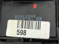 2010-2017 Gmc Terrain Master Power Window Switch Replacement Driver Side Left P/N:20917598 Fits OEM Used Auto Parts - Oemuse